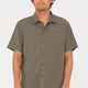 Overtone Short Sleeve Linen Shirt | RUSTY | Beachin Surf